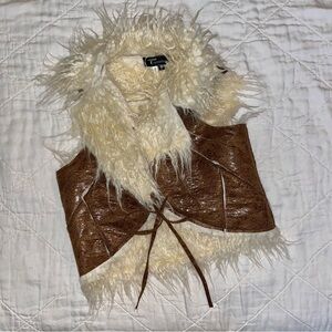 Vintage Boho hippie 70s style vest